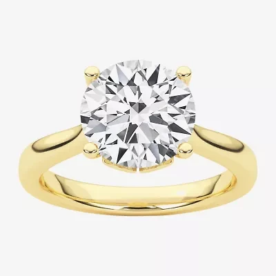 Grown Gorgeous (F,Vs2) Womens 2 1/4 CT. T.W. Lab White Diamond 14K Gold or Platinum Round Solitaire Engagement Ring
