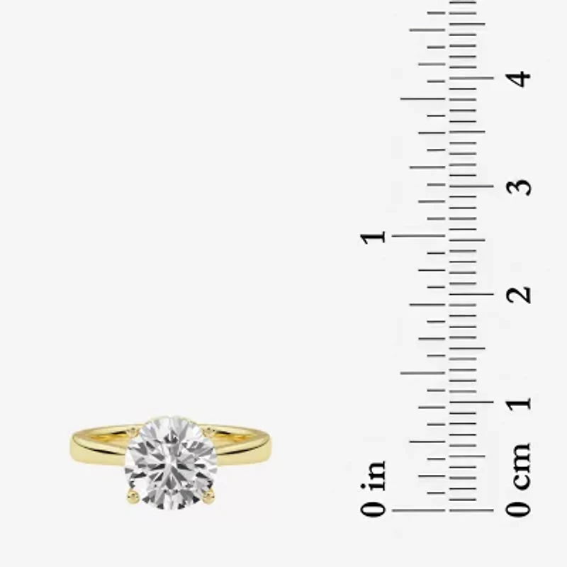 Grown Gorgeous (F,Vs2) Womens 2 1/4 CT. T.W. Lab White Diamond 14K Gold or Platinum Round Solitaire Engagement Ring