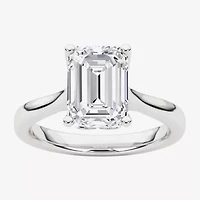 Grown Gorgeous (F, Vs2) Womens 2 1/4 CT. T.W. Lab White Diamond 14K Gold or Platinum Emerald-cut Solitaire Engagement Ring