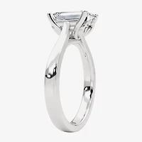 Grown Gorgeous (F, Vs2) Womens 2 1/4 CT. T.W. Lab White Diamond 14K Gold or Platinum Emerald-cut Solitaire Engagement Ring