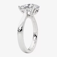 Grown Gorgeous (F, Vs2) Womens 2 1/4 CT. Lab White Diamond 14K Gold Pear Solitaire Engagement Ring
