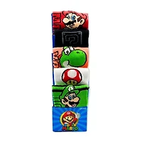 Mens 5 Pair Super Mario Crew Socks