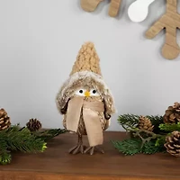 Northlight Woodland Bird With Hat Christmas Tabletop Decor