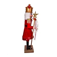 Kurt Adler Plastic Red And Gold King Christmas Nutcracker