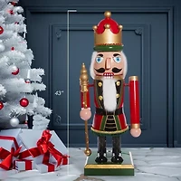 Kurt Adler Lighted Musical Collapsible Lighted Christmas Nutcracker