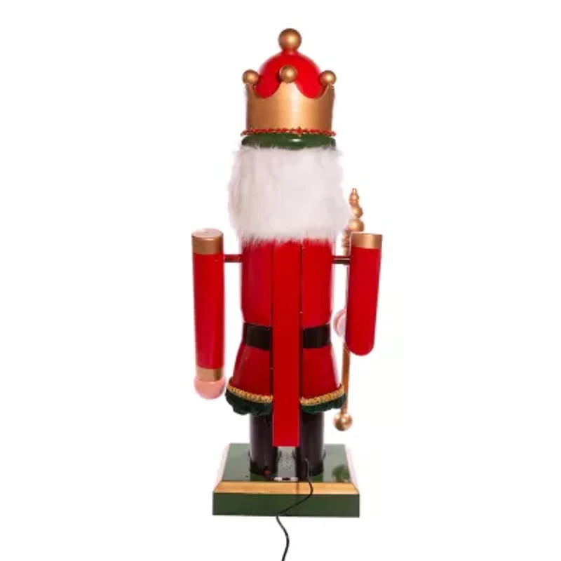 Kurt Adler Lighted Musical Collapsible Lighted Christmas Nutcracker