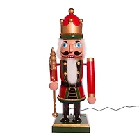 Kurt Adler Lighted Musical Collapsible Lighted Christmas Nutcracker