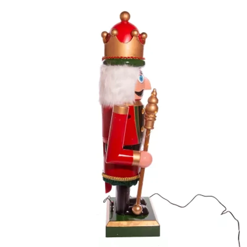 Kurt Adler Lighted Musical Collapsible Lighted Christmas Nutcracker