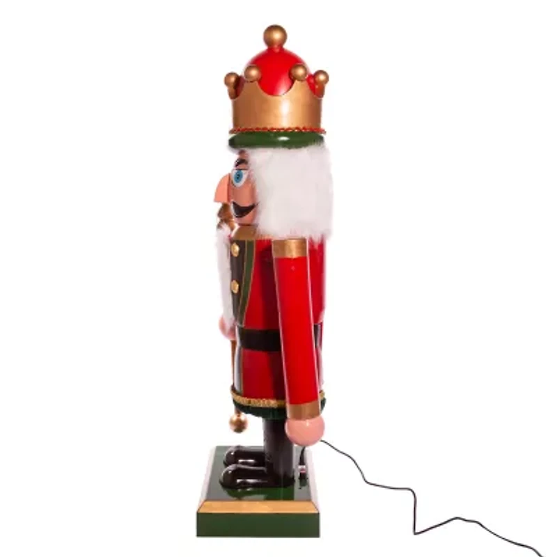 Kurt Adler Lighted Musical Collapsible Lighted Christmas Nutcracker