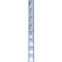 Northlight Set Of 10 White Led Snowfall Icicle Tube Lights - 20.5 Ft Clear Wire Indoor Icicle Lights