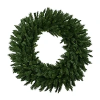 Lush Mixed Pine Artificial Christmas Wreath - 48-Inch  Unlit