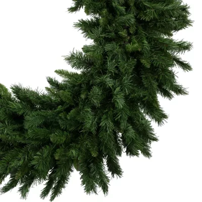 Lush Mixed Pine Artificial Christmas Wreath - 48-Inch  Unlit