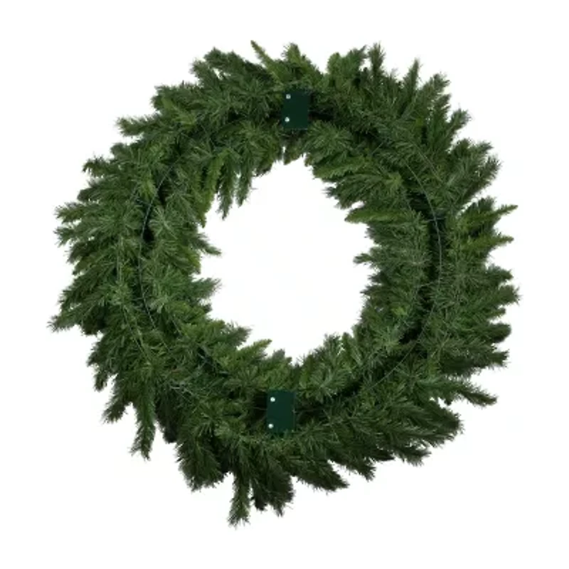 Lush Mixed Pine Artificial Christmas Wreath - 48-Inch  Unlit