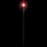 Set of 15 Lighted Red  Clear and Green C9 Christmas Pathway Marker Decor