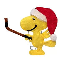 28'' Lighted Snoopy and Woodstock Play Hockey Outdoor Christmas Yard Decoration