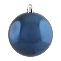 32ct Sapphire Blue Shatterproof 2-Finish Christmas Ball Ornaments 3.25'' (80mm)