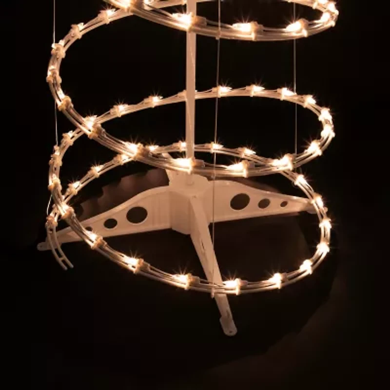 6' Pre-Lit Spiral Christmas Tree