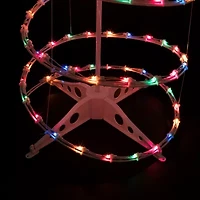 6' Pre-Lit Spiral Christmas Tree - Multi Color Lights