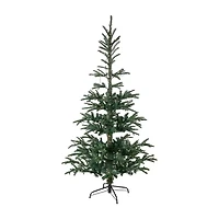 6.5' Pre-Lit Nordmann Fir Artificial Christmas Tree  Warm Clear LED Lights