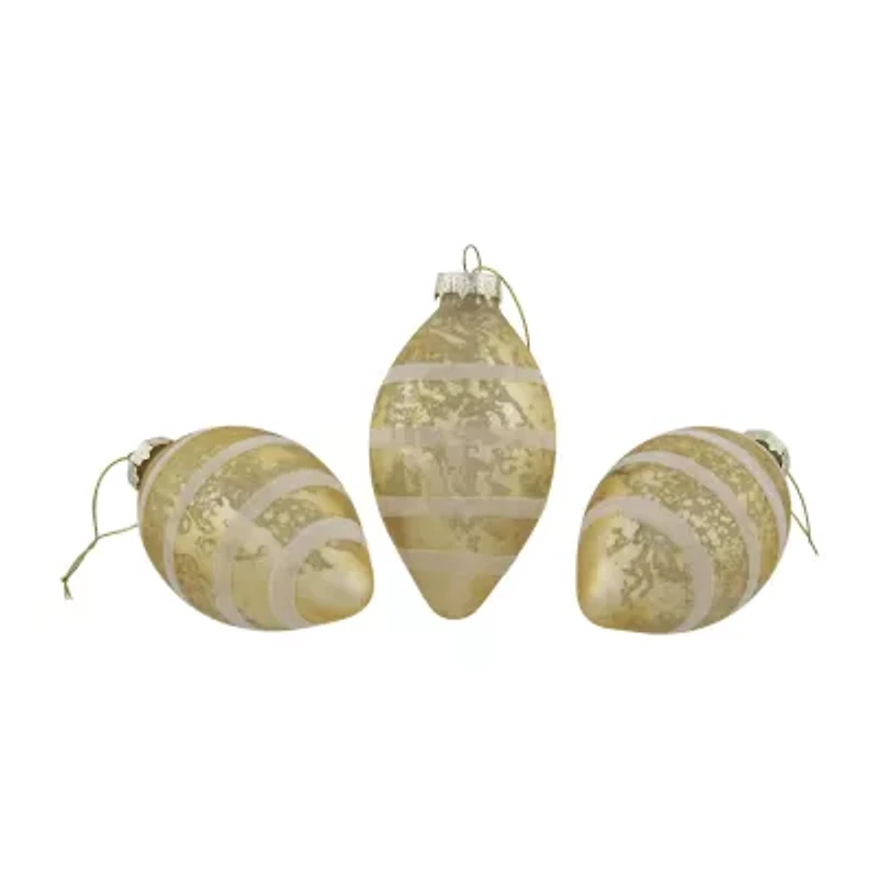 Northlight Refleor 2-Finish 9-pc. Christmas Ornament
