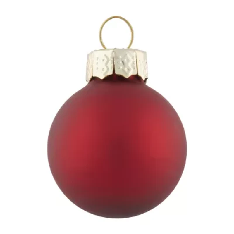 Northlight Red Glass Ball 40-pc. Christmas Ornament