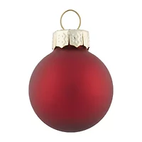 Northlight Red Glass Ball 40-pc. Christmas Ornament