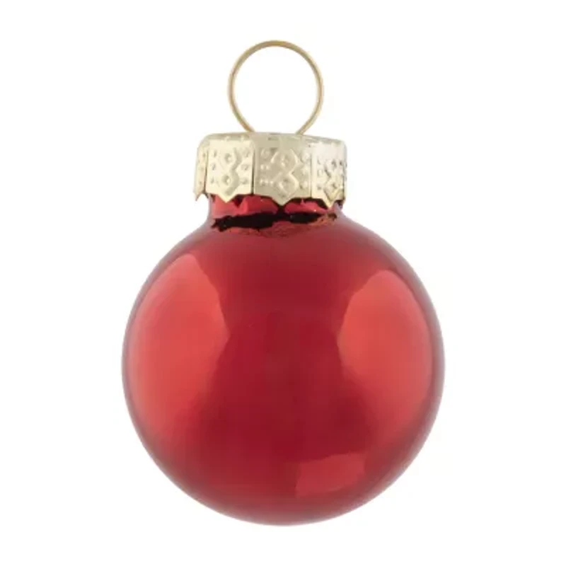 Northlight Red Glass Ball 40-pc. Christmas Ornament