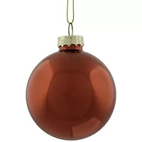 Northlight Red 2-Finish Ball 9-pc. Christmas Ornament