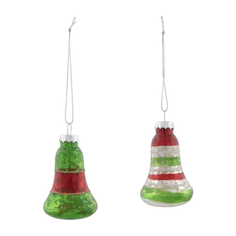 Northlight 2-Finish Finial Silver 9-pc. Christmas Ornament