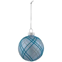 Northlight Glitter Glass Ball 4-pc. Christmas Ornament