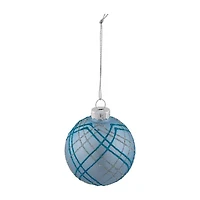 Northlight Glitter Glass Ball 4-pc. Christmas Ornament