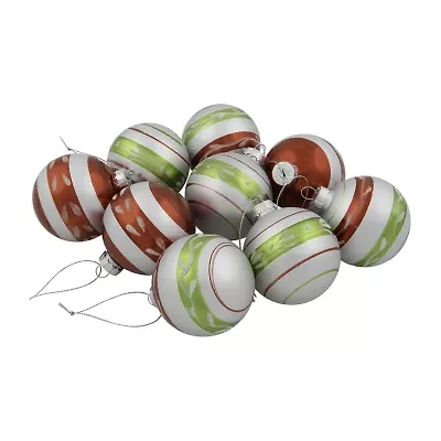 Northlight Striped Vintage 9-pc. Christmas Ornament