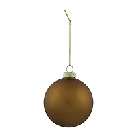 Northlight Glass 2-Finish Ball 6-pc. Christmas Ornament
