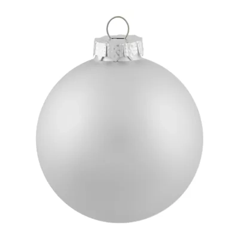 Northlight 2-Finish Glass Ball 6-pc. Christmas Ornament