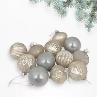 Northlight Mercury Glass 12-pc. Christmas Ornament