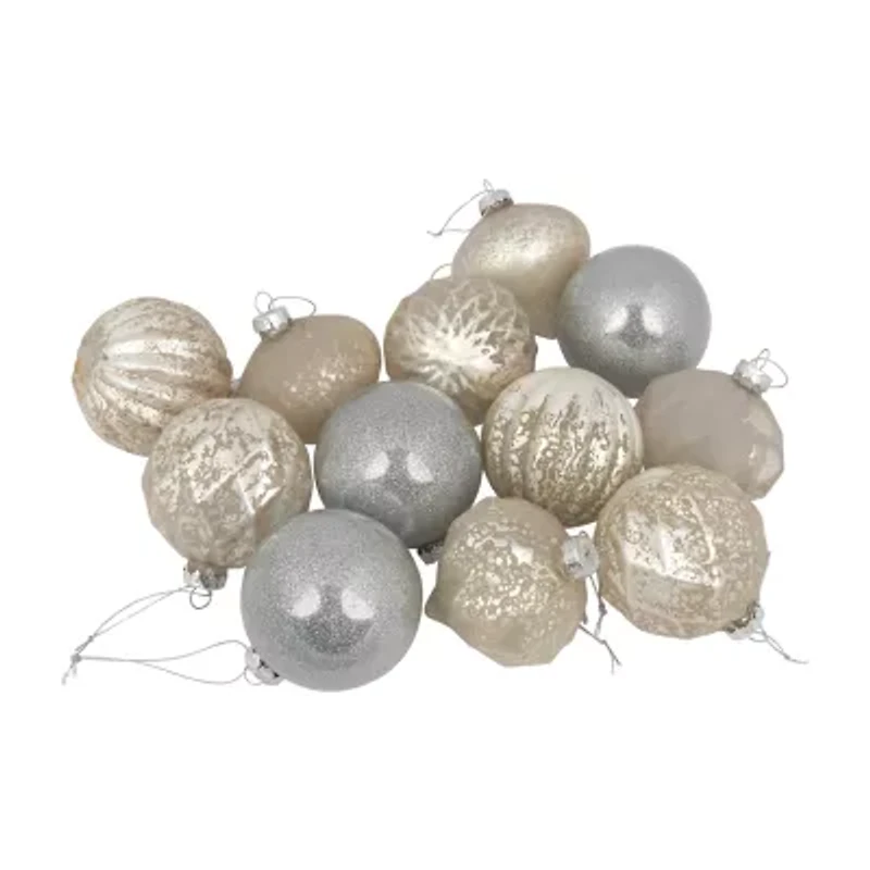 Northlight Mercury Glass 12-pc. Christmas Ornament