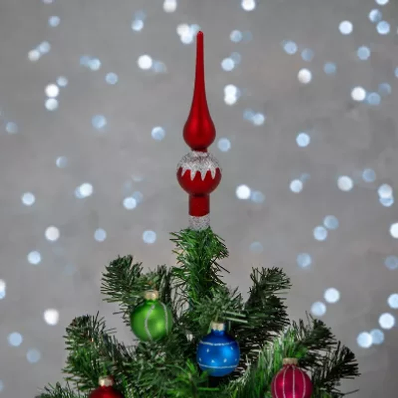 Northlight Glass Decorations And 20-pc. Christmas Tree Topper