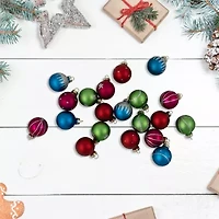 Northlight Glass Decorations And 20-pc. Christmas Tree Topper