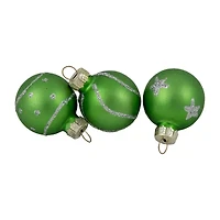 Northlight Glass Decorations And 20-pc. Christmas Tree Topper