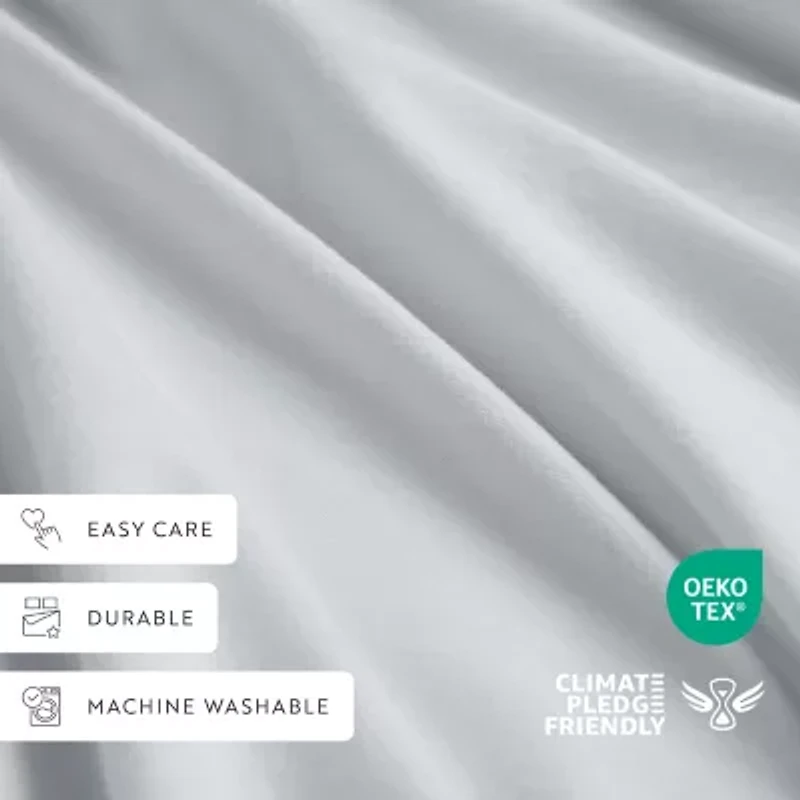 Casual Comfort 100% Cotton Percale Ultra-Soft 4 Piece Sheet Set