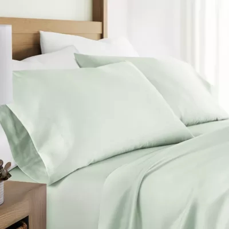 Casual Comfort Sateen Weave Rayon From Bamboo Temperature Regulating Pillowcase Set