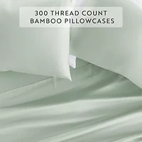 Casual Comfort Sateen Weave Rayon From Bamboo Temperature Regulating Pillowcase Set