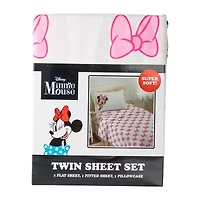 Disney Collection Minnie Mouse Sheet Set