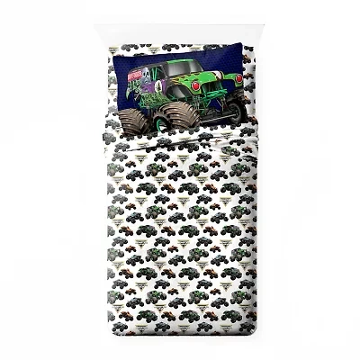 Monster Jam Twin Sheet Set