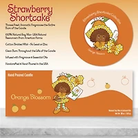 Courtside Market Strawberry Shortcake 26 Oz Orange Blossom Wave Scented Jar Candle
