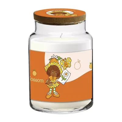 Courtside Market Strawberry Shortcake 26 Oz Orange Blossom Wave Scented Jar Candle