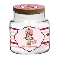 Courtside Market Strawberry Shortcake 18 Oz Striped Scented Jar Candle