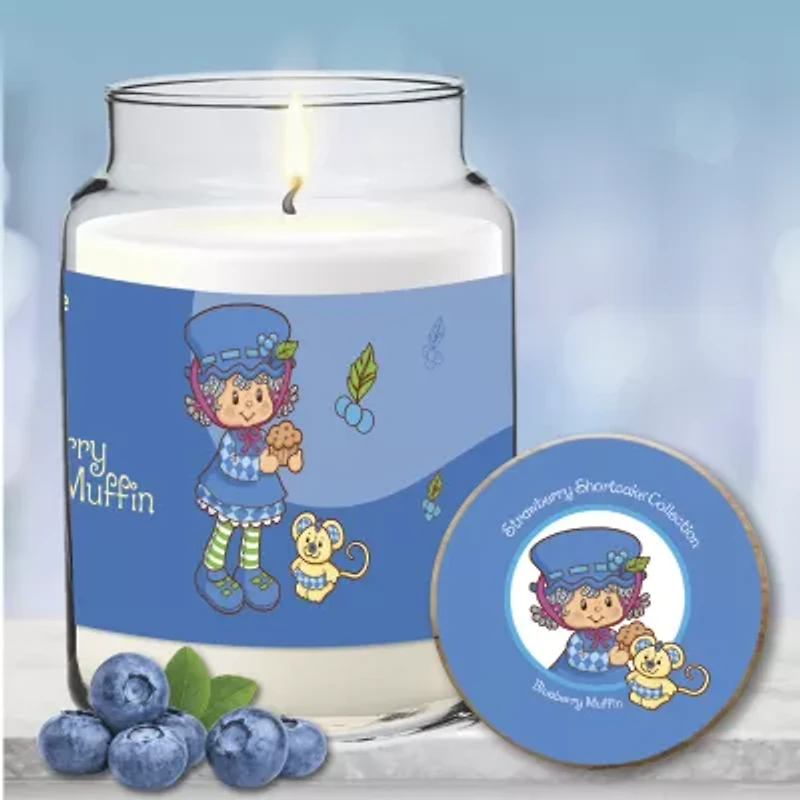 Courtside Market Strawberry Shortcake 26 Oz Blueberry Muffin Wave Scented Jar Candle