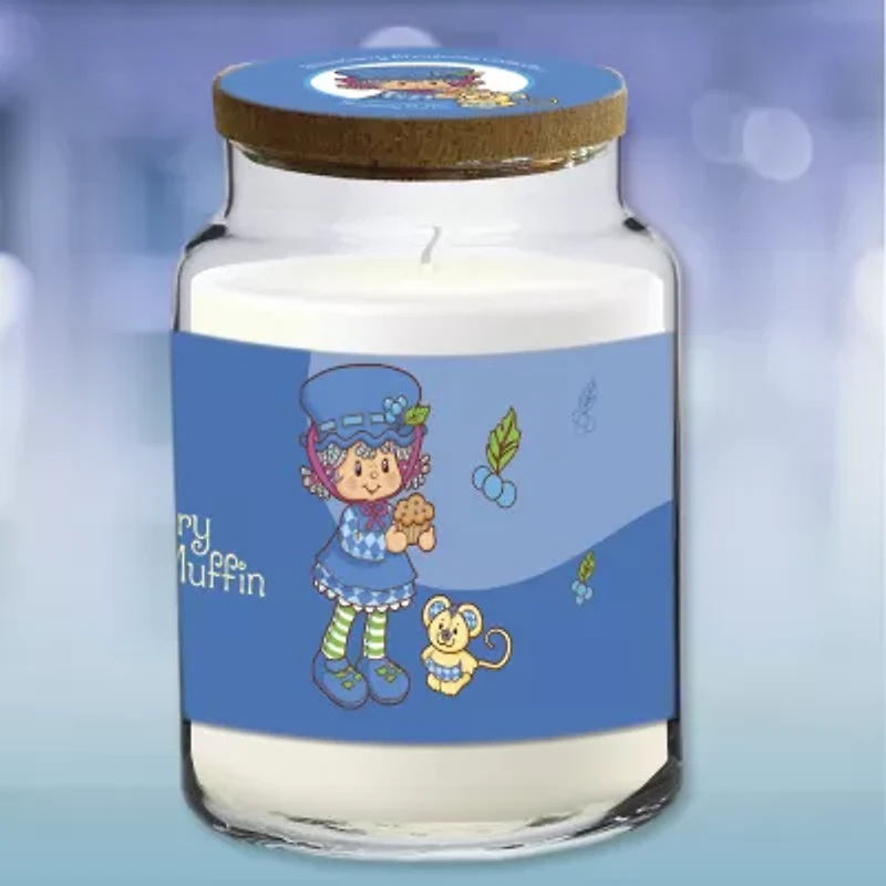Courtside Market Strawberry Shortcake 26 Oz Blueberry Muffin Wave Scented Jar Candle