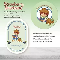 Courtside Market Strawberry Shortcake 14 Oz Huckleberry Pie Pill Shape Scented Jar Candle